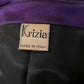 Krizia 1980's Purple Suit