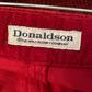 Donaldson 1990's Red Velvet Pants
