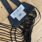 Ter et Bantine 90s black beaded belt / top