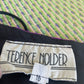 Terrence Nolder 80's black and purple cocktail dress