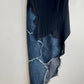 Andrew Mackenzie SS 2002 cotton & denim patchwork asymmetric dress