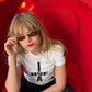 Katharine Hamnett 90's deadstock gold sunglasses with chain temples