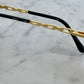 Katharine Hamnett 90's deadstock golden chain frame sunglasses