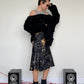 Roberto Cavalli FW 2003 Zodiac print midi silk