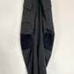 Marithé & François Girbault 90's draped maxi skirt with front slit and suspenders