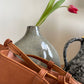 Roberta di Camerino 70's leather and mesh drawstring bag