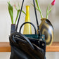 Collection Privée 2000's 3-in-1 black, green and blue leather shoulder bag