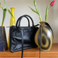 Collection Privée 2000's 3-in-1 black, green and blue leather shoulder bag