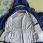 Zino & Judy 90's mid length blue rain jacket with removable cap