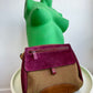 Miu Miu 1999 F/W waist belt bag in suede and mesh