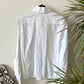 Pascal Humbert 2000's white cotton shirt with diagonal buttons & extra long sleeves