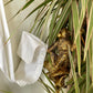 Pascal Humbert 2000's white cotton shirt with diagonal buttons & extra long sleeves