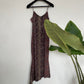 Ozbek 90's snake print slip on dress