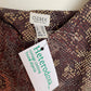 Ozbek 90's snake print slip on dress