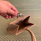 Nathan suede beige mini evening bag