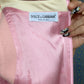 Dolce and Gabbana 90's wool and silk pink A-line dress