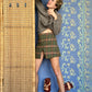 Krizia 80's brown wool and angora fox polo sweater