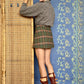 Krizia 80's brown wool and angora fox polo sweater