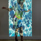 Basso & Brooke 2000's silk slip-on japanese imagerie inspired printed dress