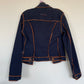 Jean Paul Gaultier Jeans 90's denim jacket with visible orange seams