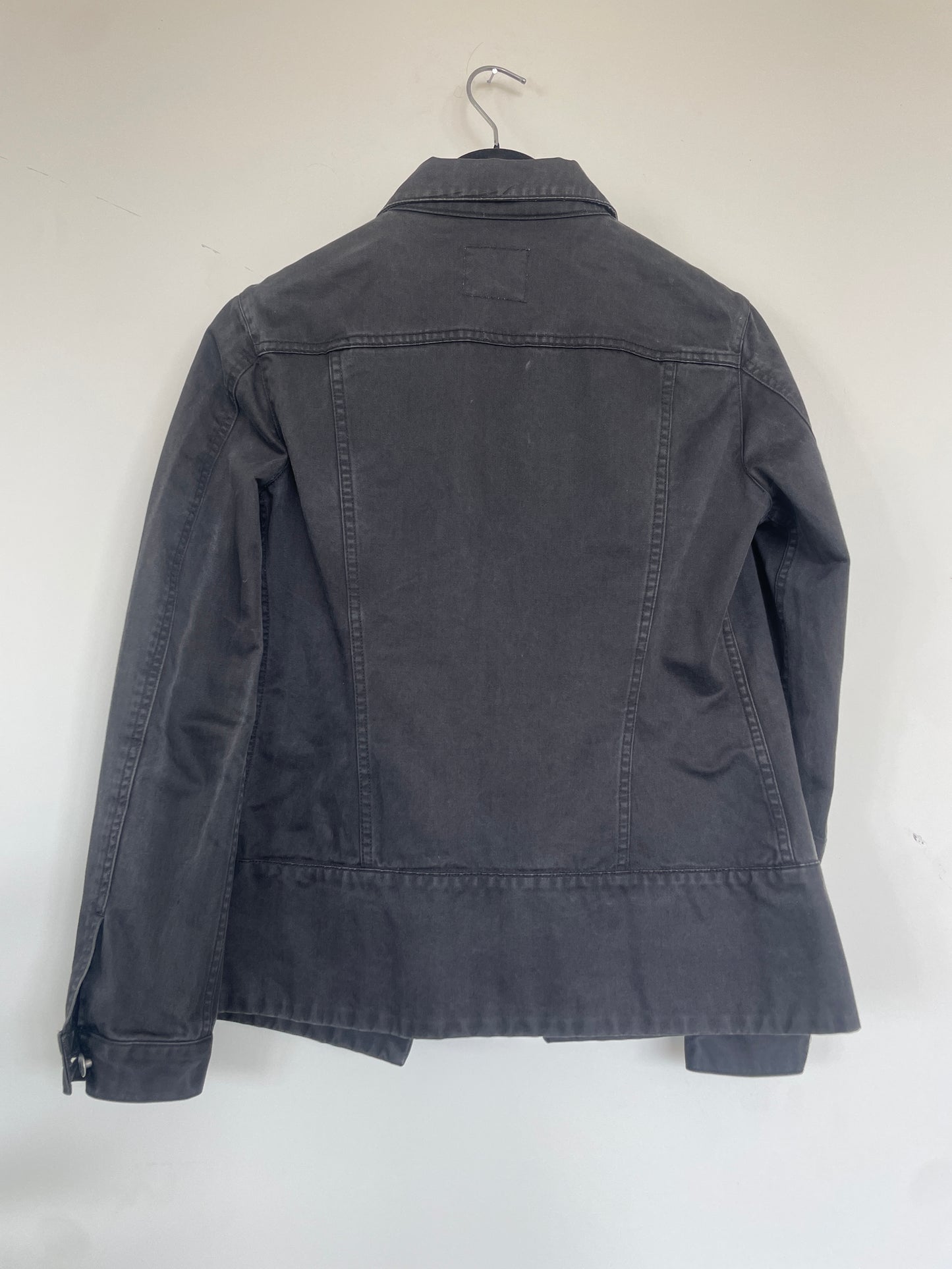 Helmut Lang 1997 dark grey denim jacket
