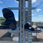 Dries van Noten black and blue hairy sandals size 40,5