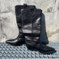 Martin Margiela platform black leather cowboy boots size 35 (fit like 36)