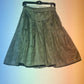 Giorgio Armani 80's khaki pleated pants skirt
