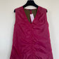 Ann Demeulemeester framboise synthetic sleeveless top