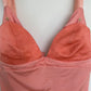 Costume National early 2000's salmon pink bustier top