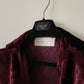 Lawrence Steele 90's velvet burgundy short jacket