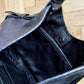 Saint Laurent 2000's iconic Mombasa handbag in black with YSL logo in studs