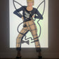 Dolce & Gabbana 2000's wool and leather tartan pants