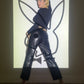 Dolce & Gabbana 2000's wool and leather tartan pants