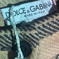 Dolce & Gabbana 2000's wool and leather tartan pants