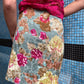 Christian Lacroix 90s silk and lace top and skirt