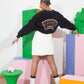 Kenzo 1990's Black Bomber Jacket