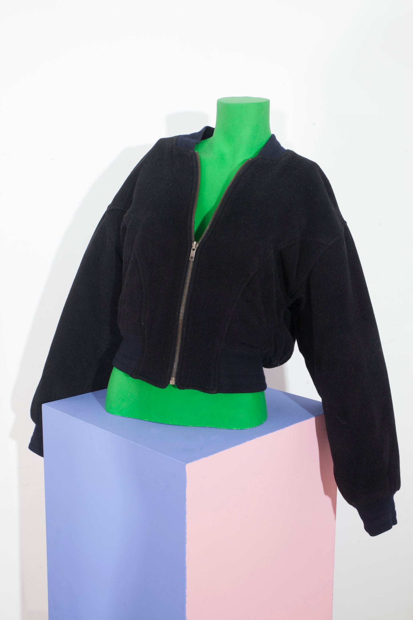 Kenzo 1990's Black Bomber Jacket