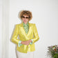 Christian Lacroix early 90's Bright Yellow Blazer