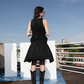 Atsuro Tayama light wool black dress