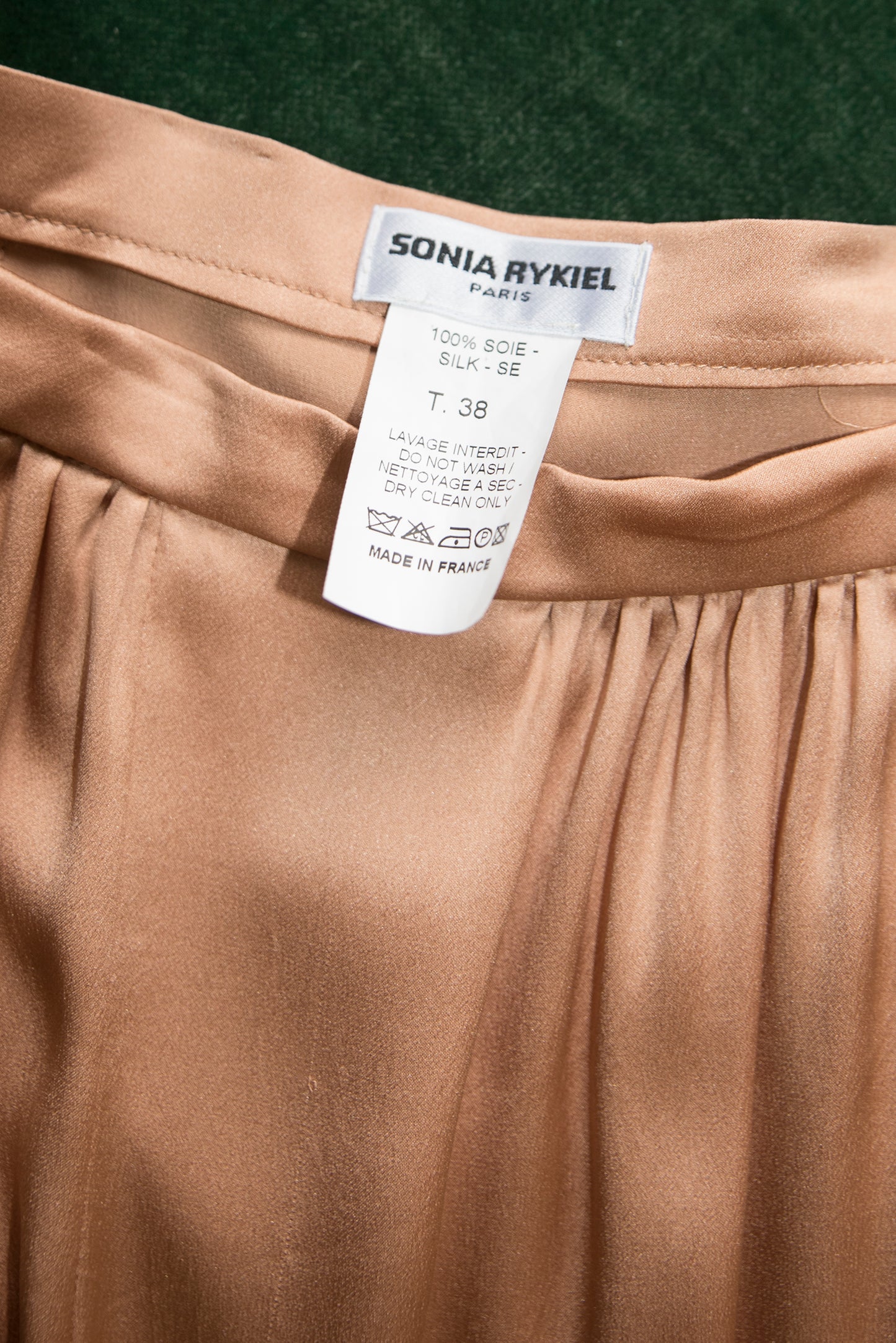 Sonia Rykiel early 2000's silk skirt in pink