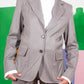 Early 2000s Yves Saint Laurent greyish brown pantsuit